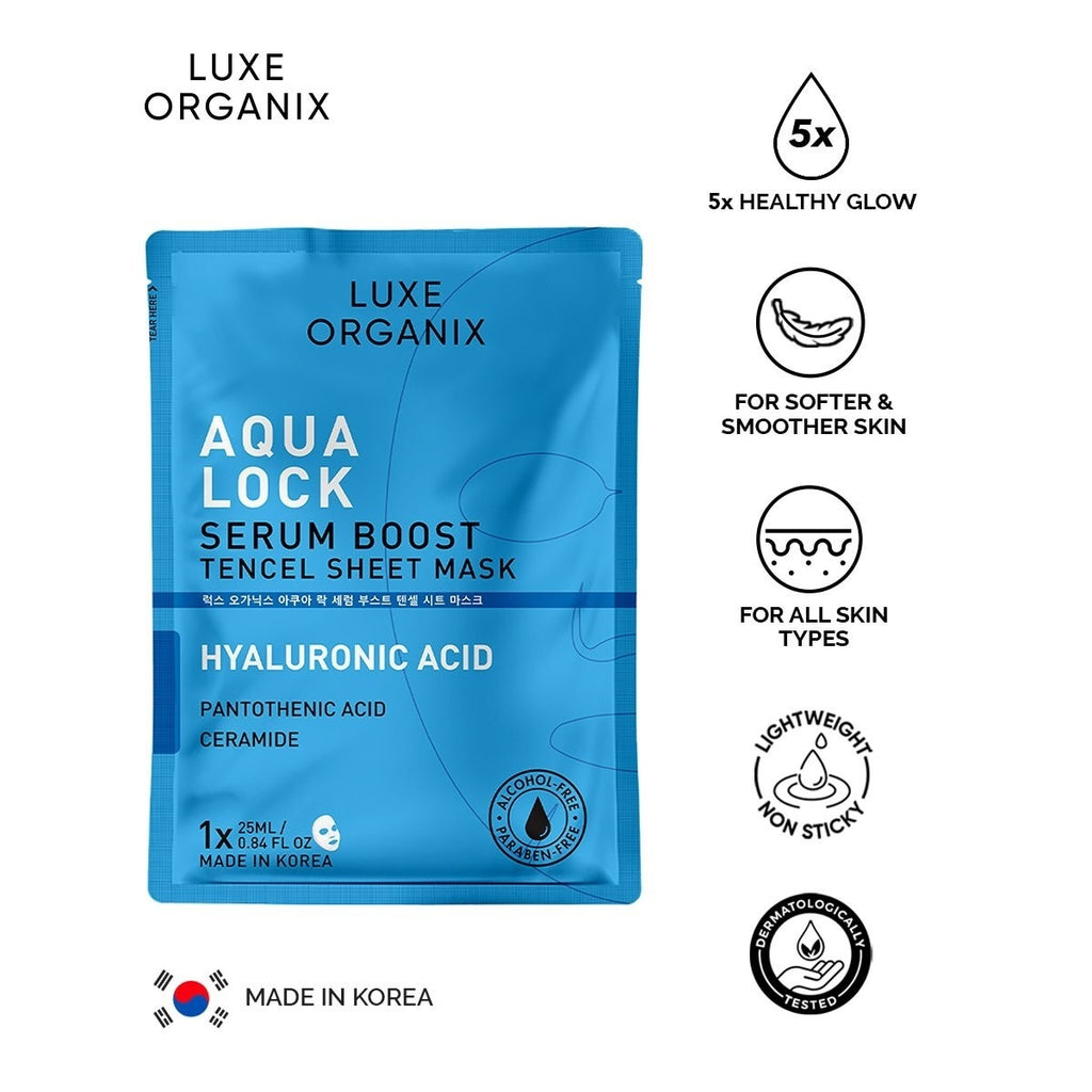 Serum Boost Sheet Mask by Luxe Organix – front of product