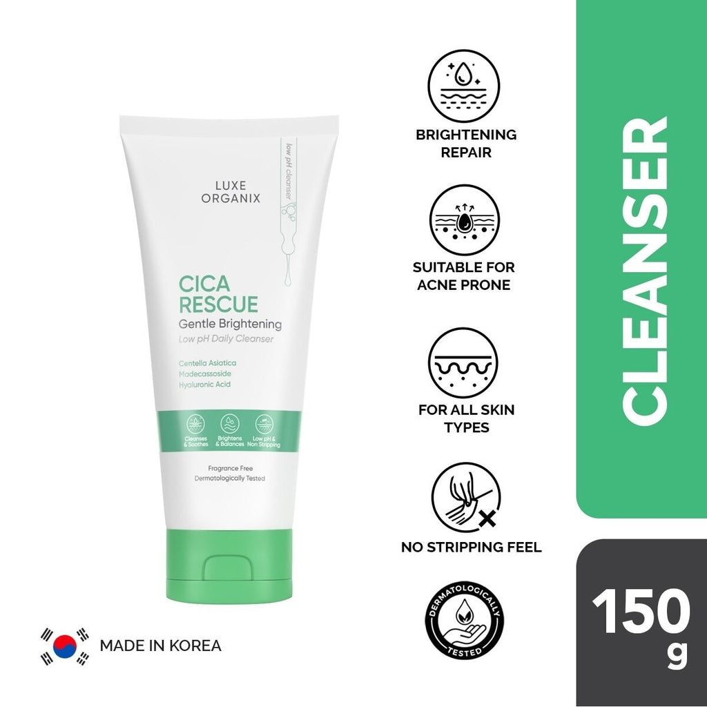 Gentle Brightening Cleanser by Luxe Organix – front of product