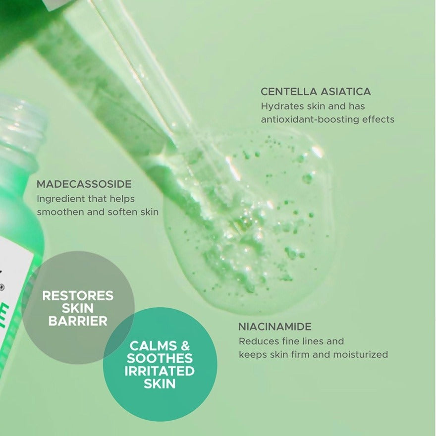 Calming Serum by Luxe Organix – back label and ingredients