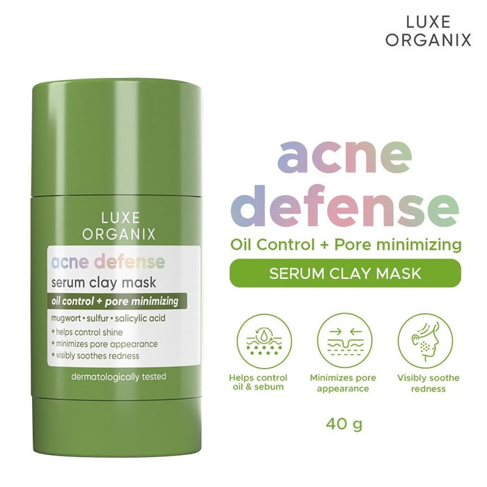 Luxe Organix Acne Defense Mugwort Clay Mask 52g