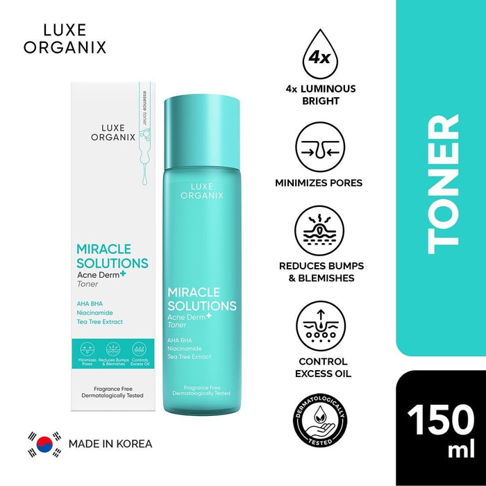 Luxe Organix Miracle Solutions Acne Derm + Toner