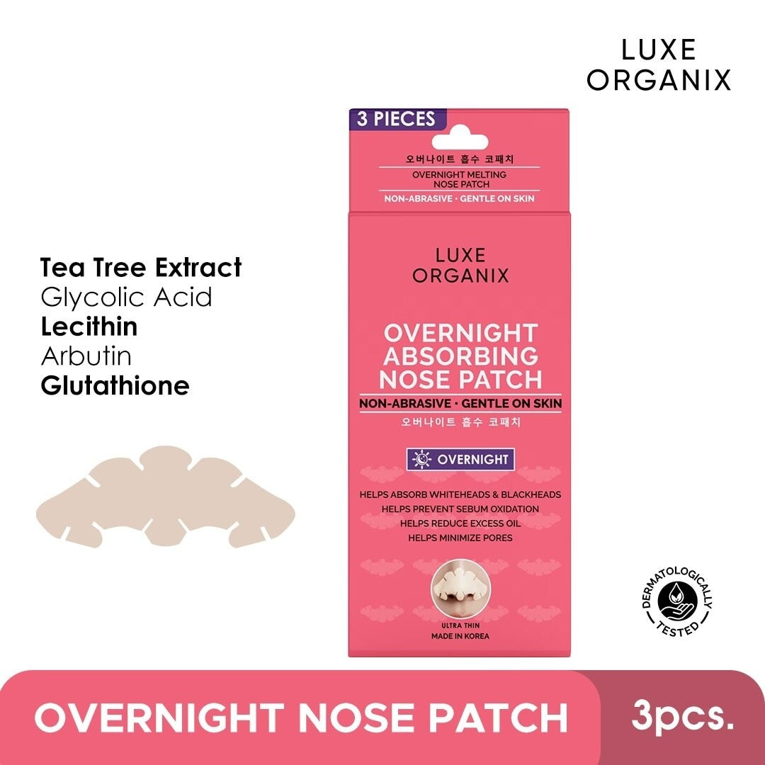 Hydrocolloid Overnight Nose Patch by Luxe Organix – front of product