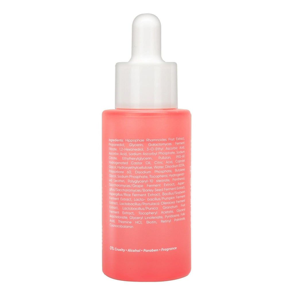 Vita C Serum by Luxe Organix – back label and ingredients
