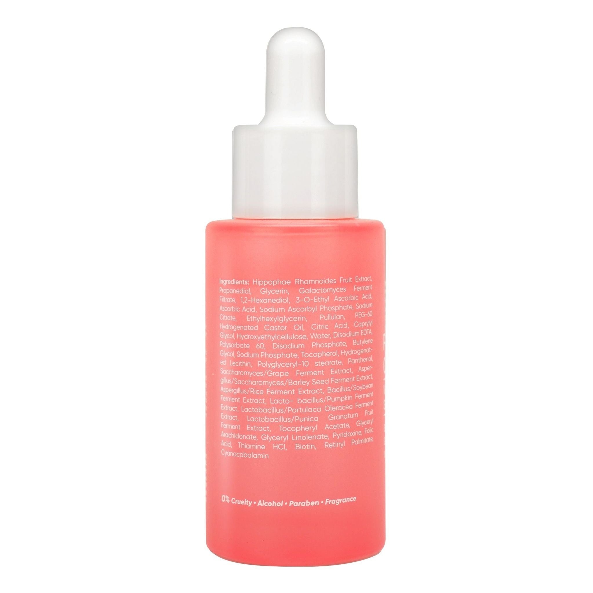 Vita C Serum by Luxe Organix – back label and ingredients