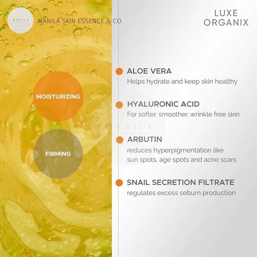 Luxe Organix Aloe Vera & Snail Soothing Gel 100ml