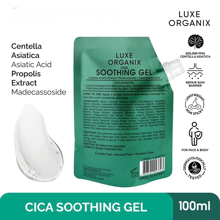 Luxe Organix Cica Soothing Gel 100ml
