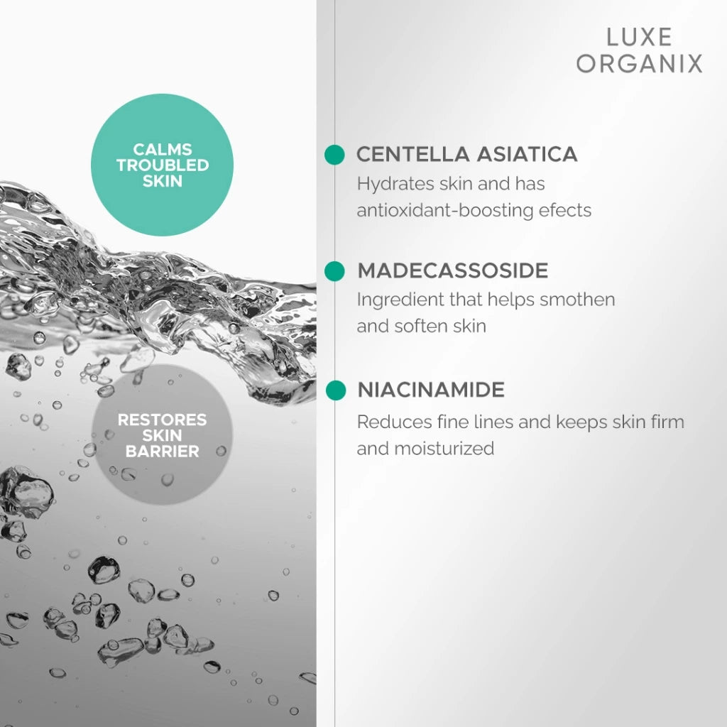 Luxe Organix Cica Rescue Gentle Brightening Toner 150ml