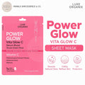 Luxe Organix  Power Glow Serum Boost Sheet Mask 25ml