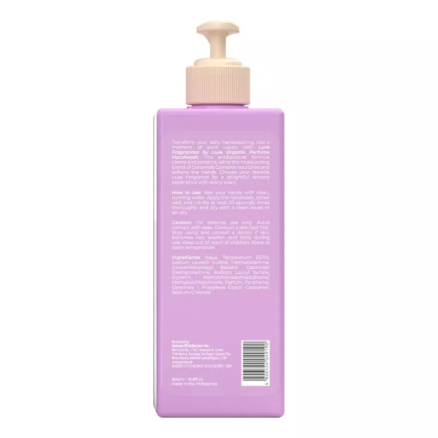 Luxe Fragrances Antibacterial Perfume Handwash Love Luna 500ml