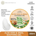 Luxe Organix Aloe Vera & Snail Soothing Gel 300ml