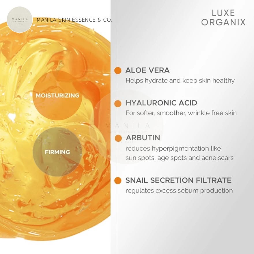 Luxe Organix Aloe Vera & Snail Soothing Gel 300ml