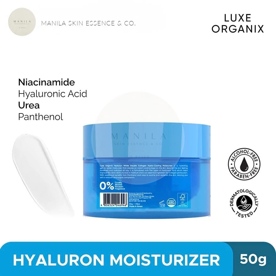 Luxe Organix Hyaluron White Double Collagen Hydra-Cooling Moisturizer 50g