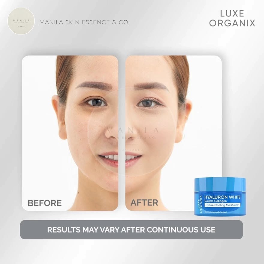 Luxe Organix Hyaluron White Double Collagen Hydra-Cooling Moisturizer 50g