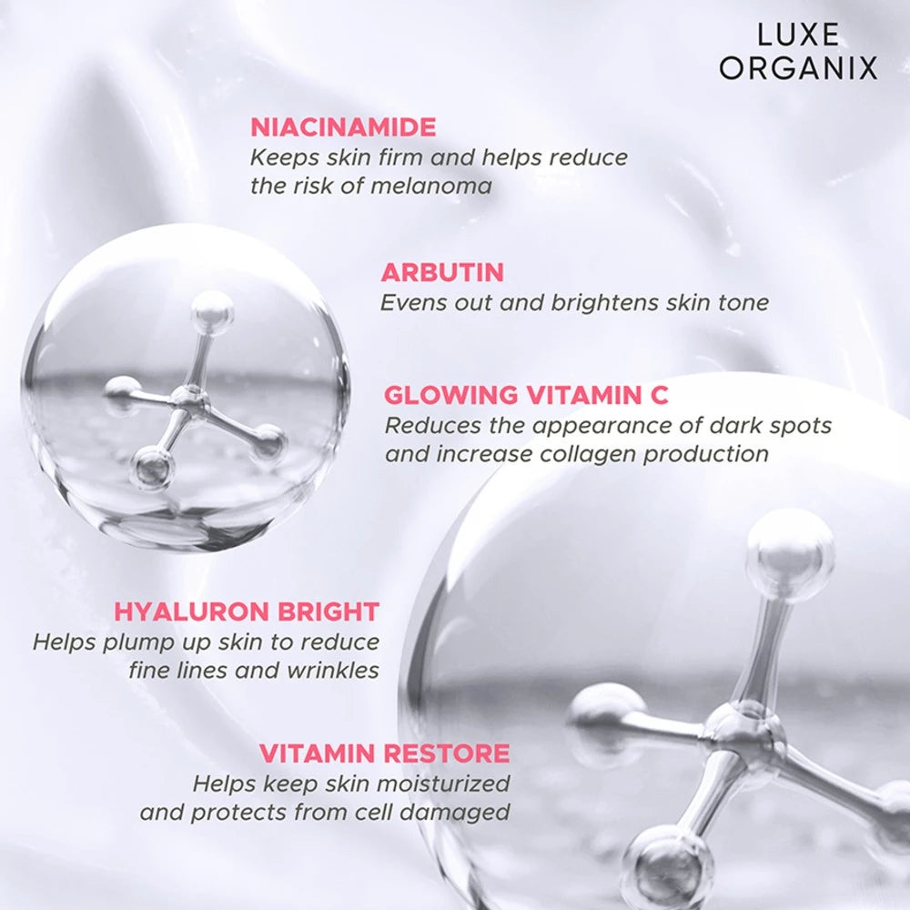 Luxe Organix Niacinamide + Arbutin Healthy Light Whitening Serum Lotion 350ml