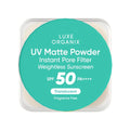 Luxe Organix UV Matte Powder Instant Pore Filter Translucent Weightless Sunscreen 15g