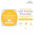 Luxe Organix UV Matte Powder Instant Pore Filter Weightless Sunscreen Complexion Bright 15g