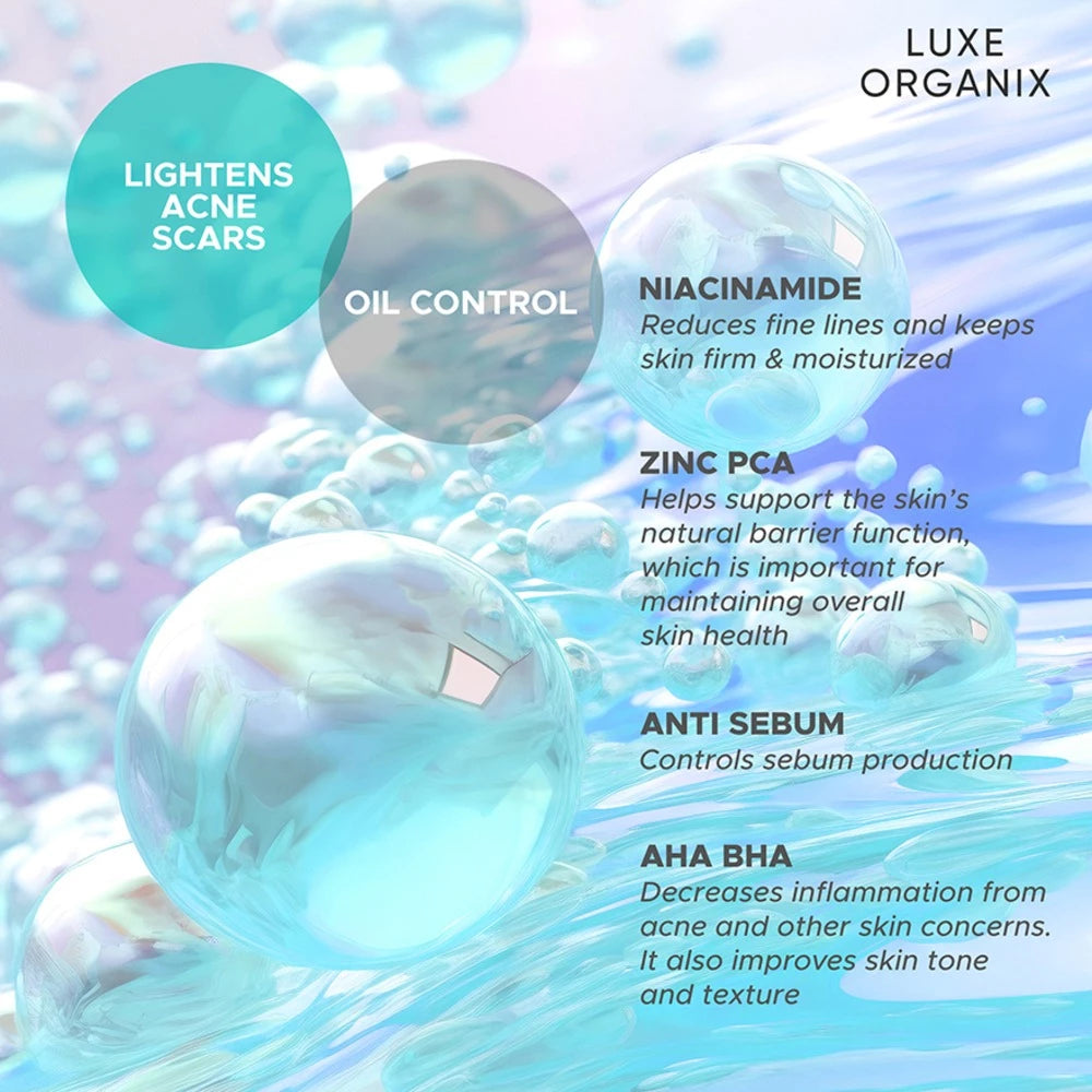 Luxe Organix Miracle Solutions AHA/BHA Acne Derm+ Emulsion 80ml