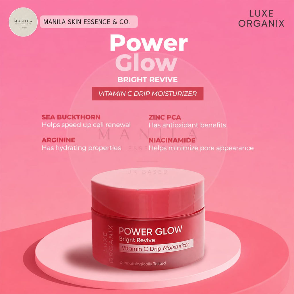 Luxe Organix Power Glow Bright Revive Vitamin C Drip Moisturizer 50g