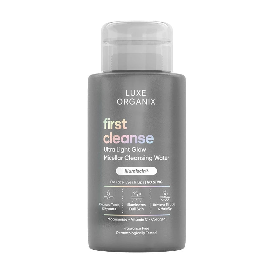 Luxe Organix Whitening Repair Ultra Light Glow Micellar Cleansing Beauty Water 300ml
