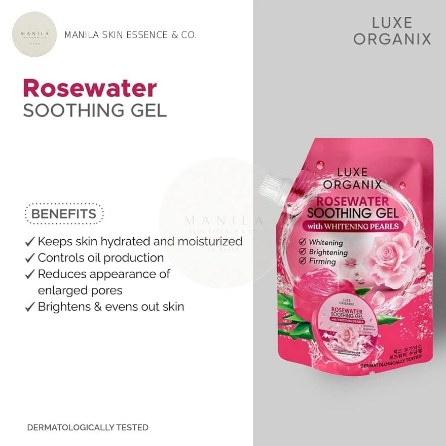 Luxe Organix Rosewater Soothing Gel 100ml