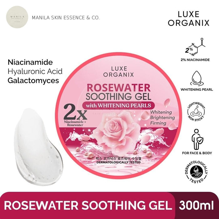 Luxe Organix Rosewater Soothing Gel 300ml