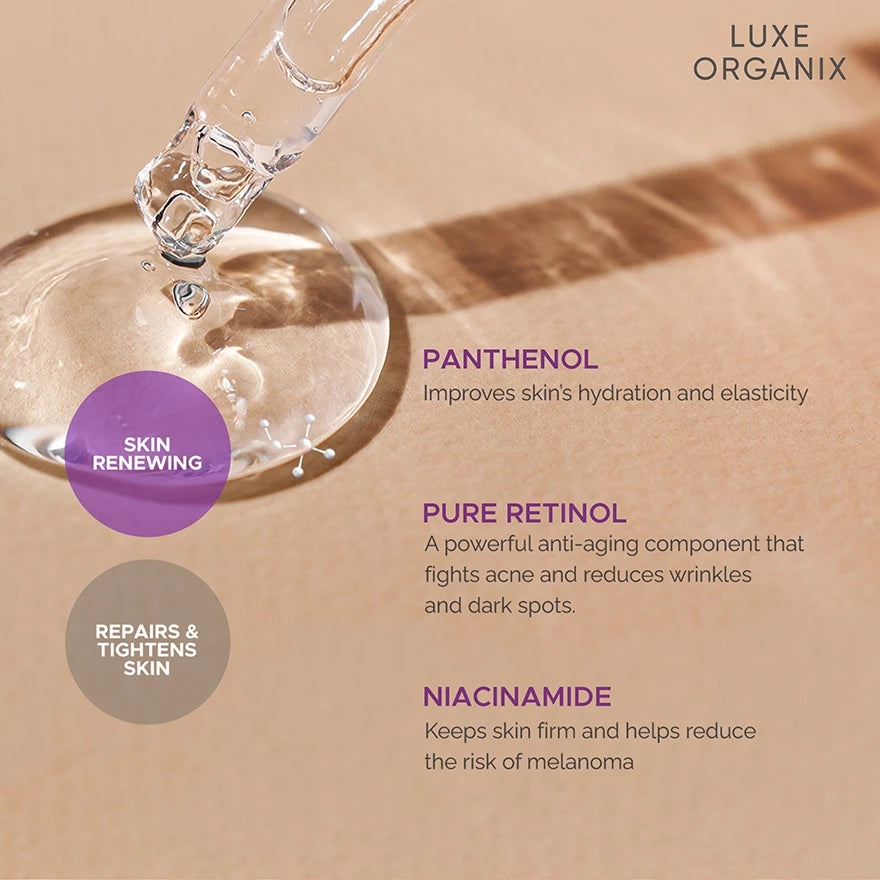 Luxe Organix Clinical Pro Retinol Radiance Serum 30ml