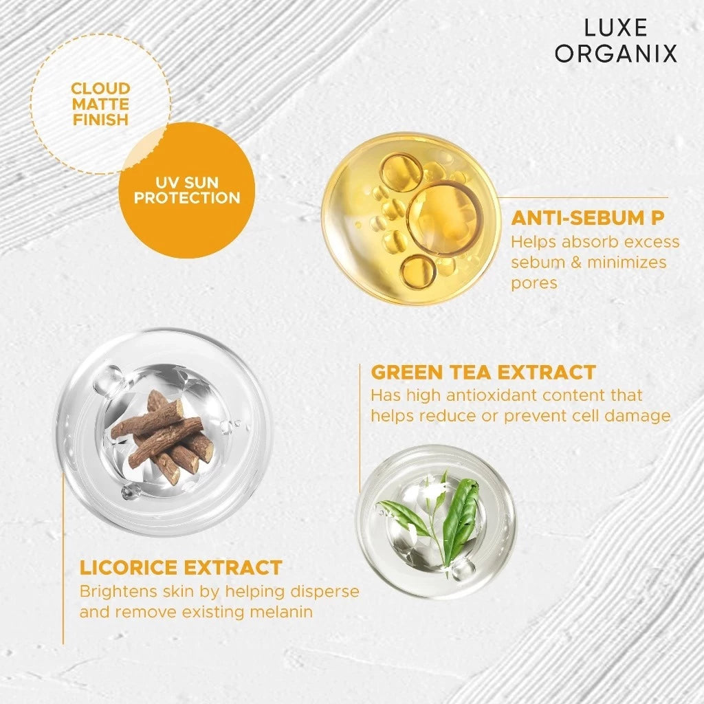 Luxe Organix Invisible Screen Daily Sun Stick Sunscreen 17g