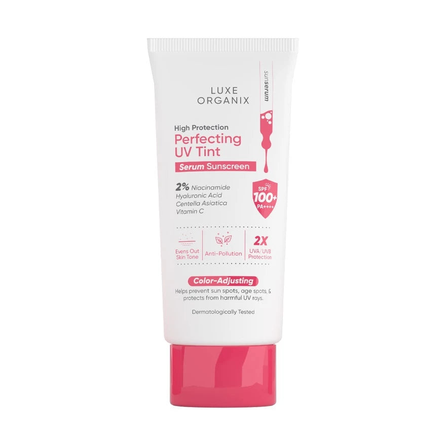 Luxe Organix High Protection Perfecting UV Tint Serum Sunscreen SPF 100 PA +++ 40g