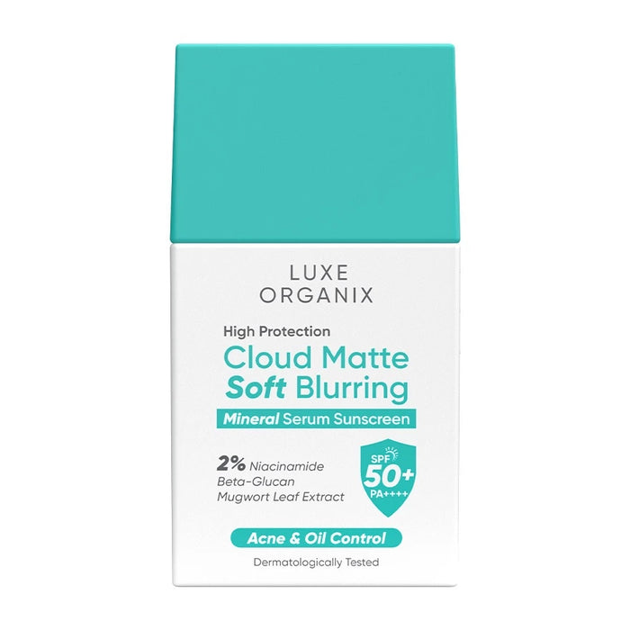 Luxe Organix High Protection Cloud Matte Soft Blurring Mineral Serum Sunscreen 40g